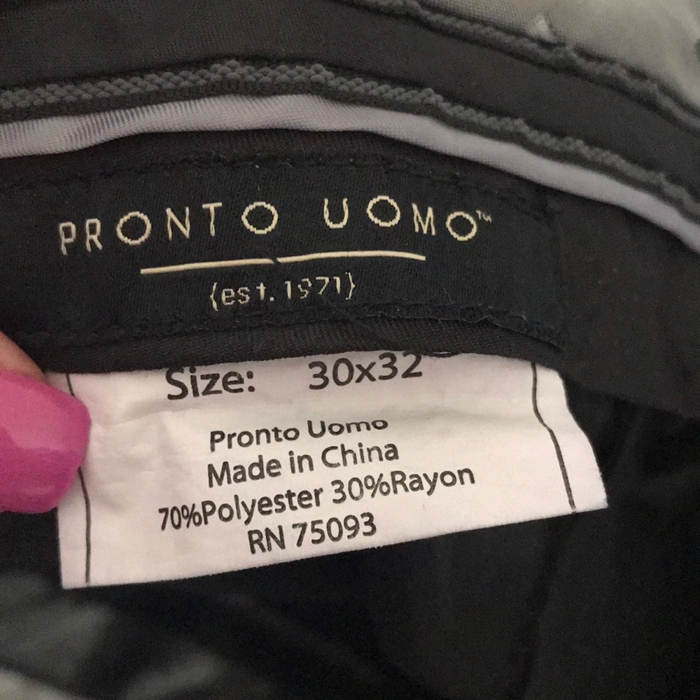 Men’s dress pants slacks Pronto Uomo 30 - Picture 9 of 9